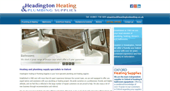 Desktop Screenshot of headingtonheating.co.uk