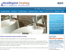 Tablet Screenshot of headingtonheating.co.uk